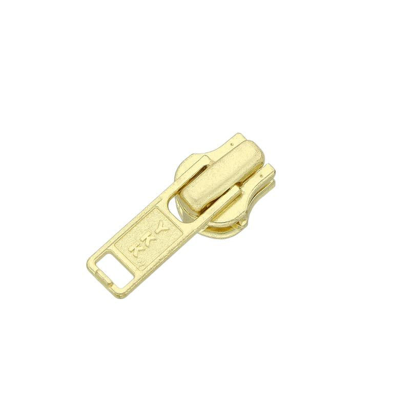 Cursor de Pala para Cremallera Metálica - Latón/Dorado