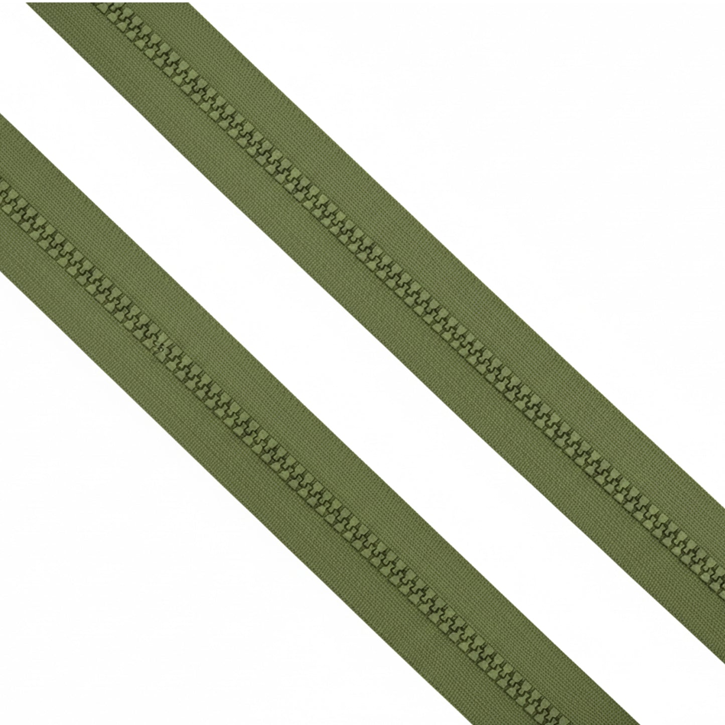 Cremallera Inyectada Continua (Vislon®) - Olive green