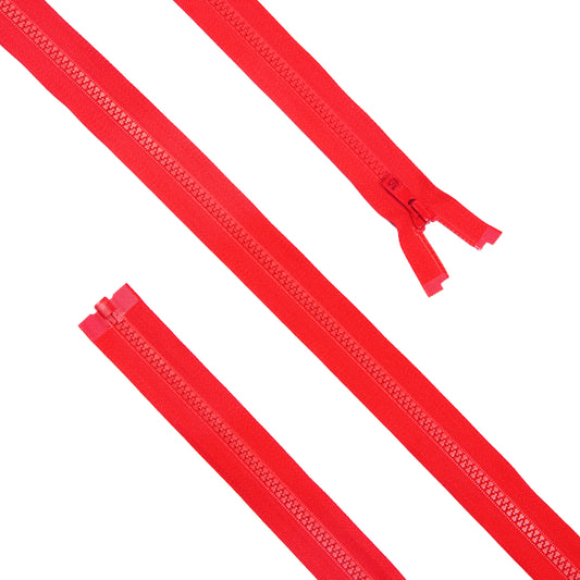 Cremallera Inyectada con Separador (Vislon®) - Red 80cm