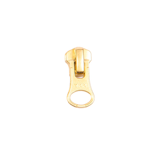 Cursor de Campana para Cremallera Metálica - Latón/Dorado