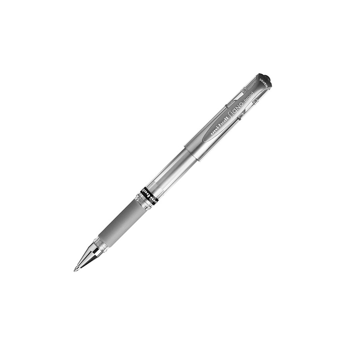 Bolígrafo UNI-BALL SIGNO BROAD 1mm - Tinta Gel Plata